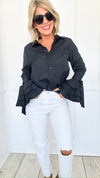 Flamenco Nights Blouse-130 Long Sleeve Tops-Chasing Bandits-Coastal Bloom Boutique, find the trendiest versions of the popular styles and looks Located in Indialantic, FL