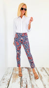 Midnight Bazaar Trousers Pants-170 Bottoms-Gretchen Scott-Coastal Bloom Boutique, find the trendiest versions of the popular styles and looks Located in Indialantic, FL