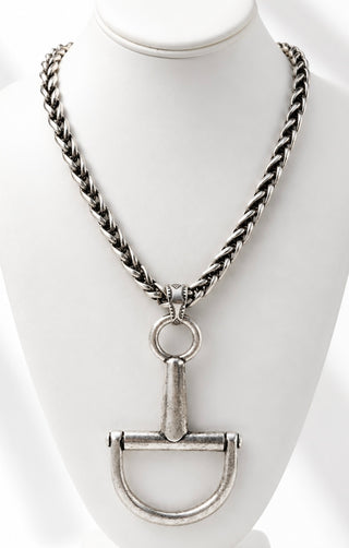 Horsebit Pendant Necklace
