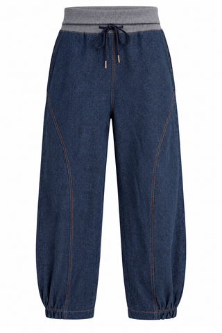 Denim Jogger Pants