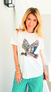 Runway Mallard Graphic Top