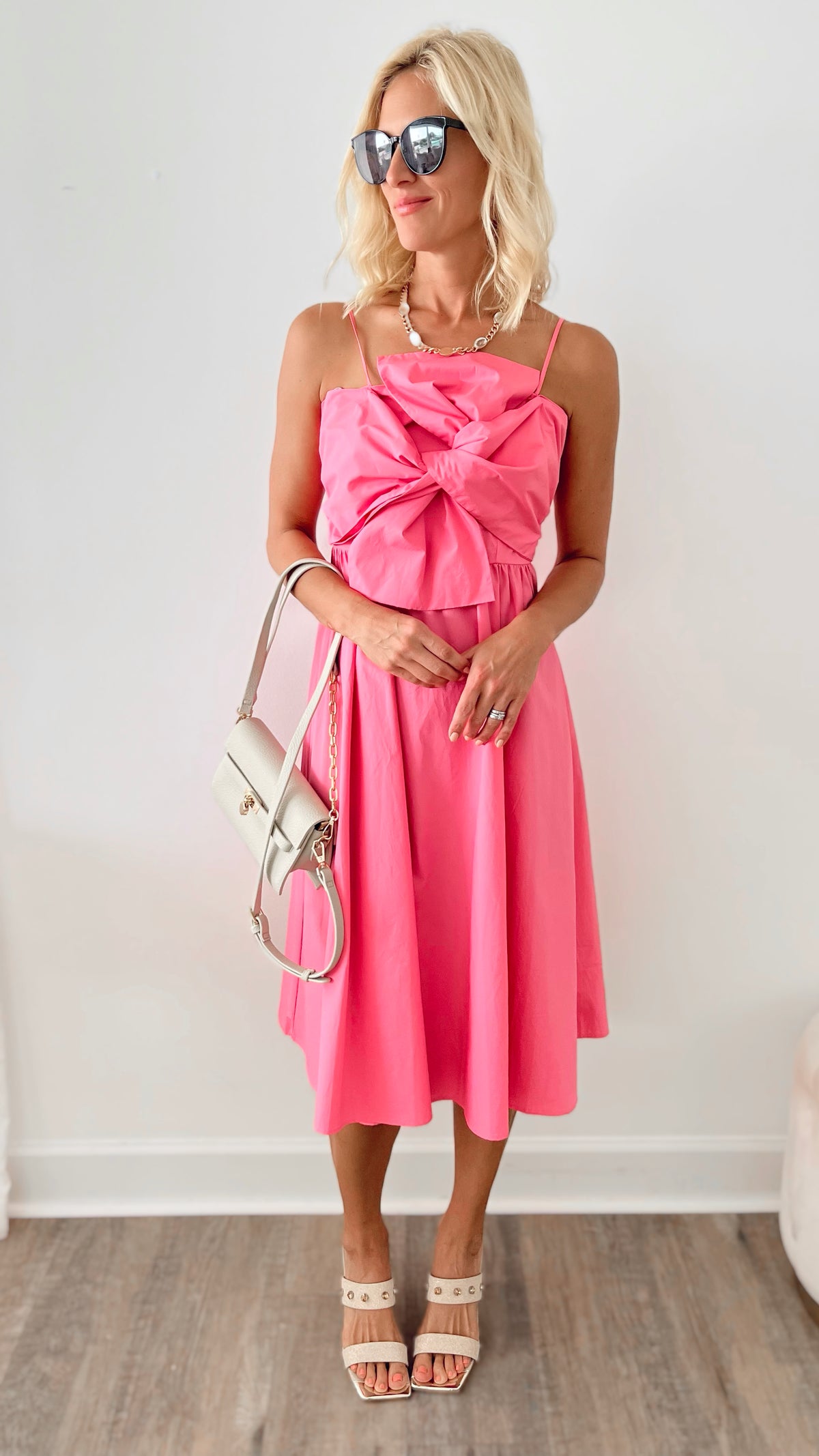 Take Me Away Dress - Pink-200 Dresses/Jumpsuits/Rompers-Main Strip-Coastal Bloom Boutique, find the trendiest versions of the popular styles and looks Located in Indialantic, FL