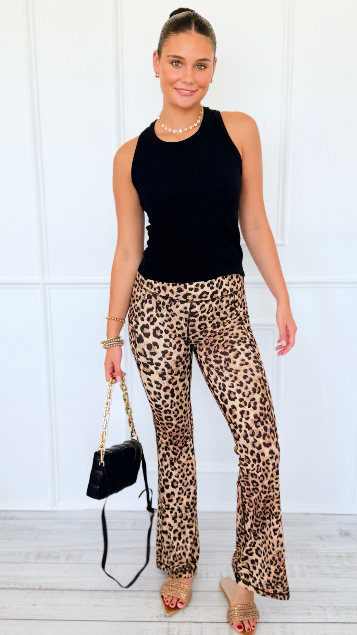 Catwalk Flared Leg Legging Pant-100 Pants-RAE MODE-Coastal Bloom Boutique, find the trendiest versions of the popular styles and looks Located in Indialantic, FL