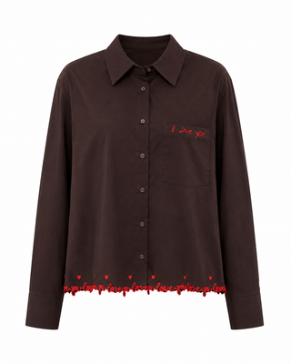 Signed with Love Italian Button Top