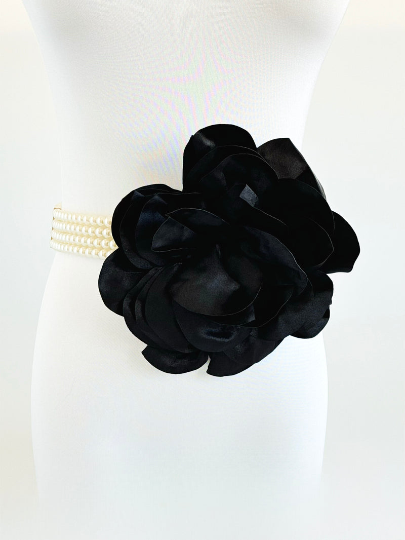 PRE ORDER-Petal Perfection Elastic Belt-260 Other Accessories-H&D-Coastal Bloom Boutique, find the trendiest versions of the popular styles and looks Located in Indialantic, FL