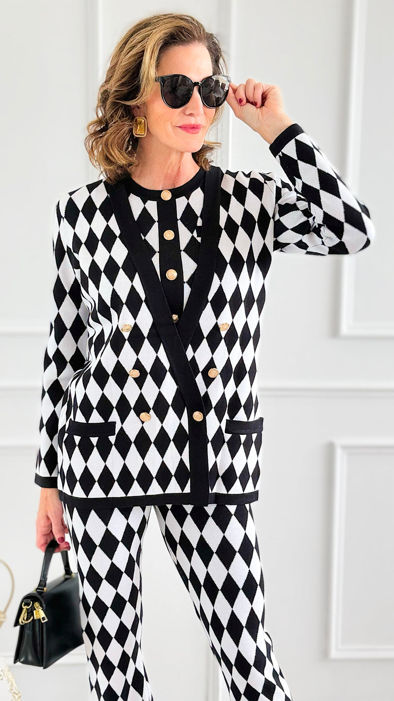 Muse Moment 3PC Knit Set-210 Loungewear/Sets-rivir-Coastal Bloom Boutique, find the trendiest versions of the popular styles and looks Located in Indialantic, FL