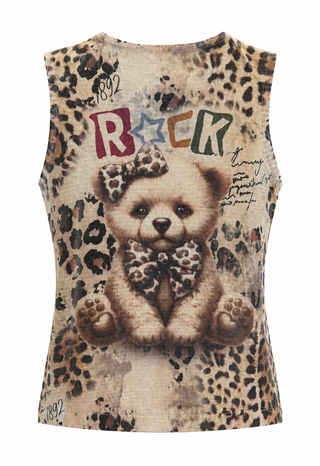 Love You Beary Much Italian Sleeveless Top