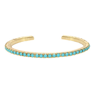 RAE Stackable Cuff - Turquoise - TOVA-230 Jewelry-TOVA-Coastal Bloom Boutique, find the trendiest versions of the popular styles and looks Located in Indialantic, FL