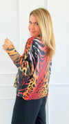 Untamed Allure Italian St Tropez Sweater-140 Sweaters-SORPRESA-Coastal Bloom Boutique, find the trendiest versions of the popular styles and looks Located in Indialantic, FL