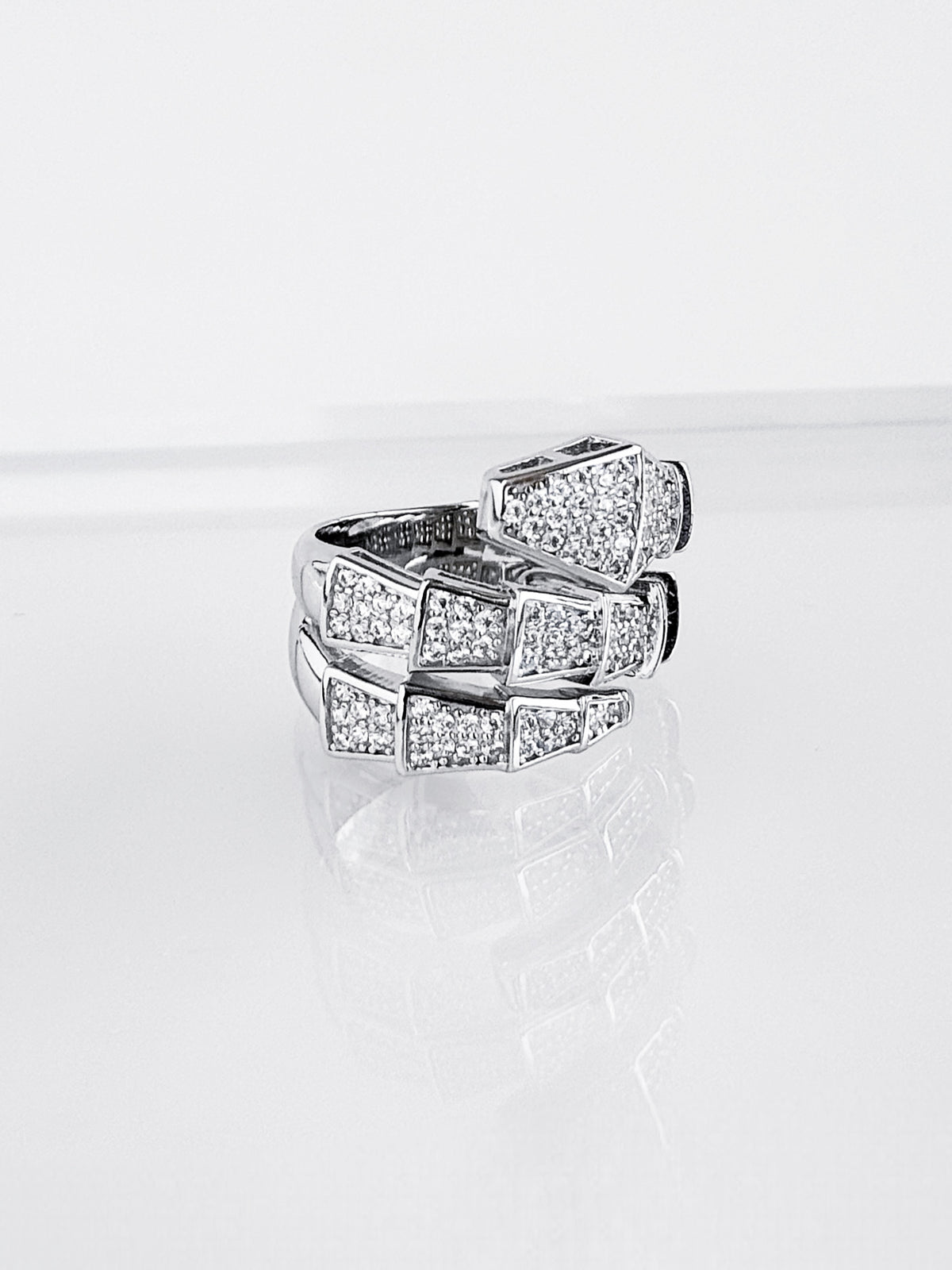 Znake Wrap Micropave Ring-230 Jewelry-NYC-Coastal Bloom Boutique, find the trendiest versions of the popular styles and looks Located in Indialantic, FL