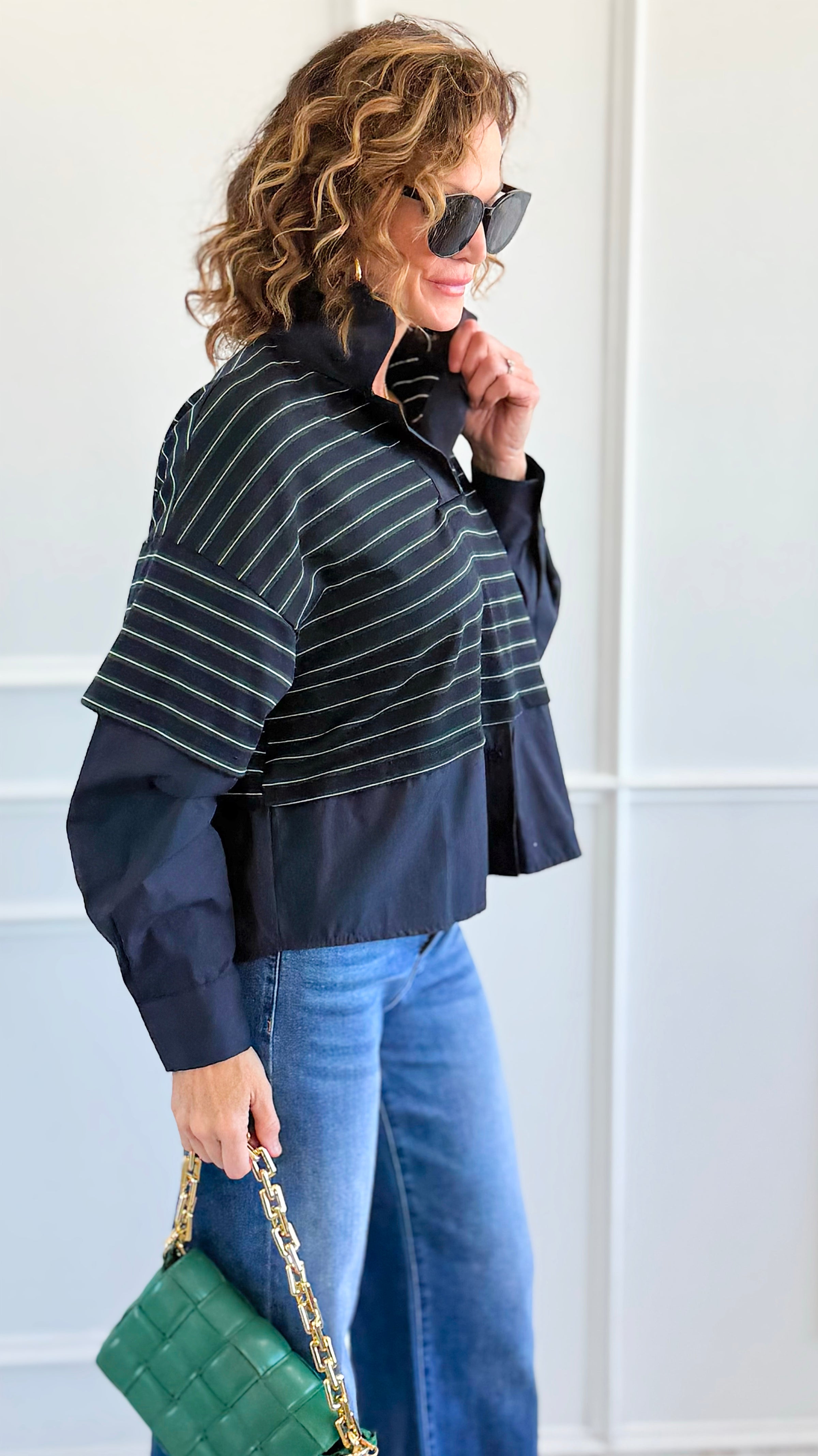 Double Debut Italian Top-110 Long Sleeve Tops-BETTER GO-Coastal Bloom Boutique, find the trendiest versions of the popular styles and looks Located in Indialantic, FL