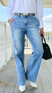 Harbor Slouchy Straight Leg Jeans