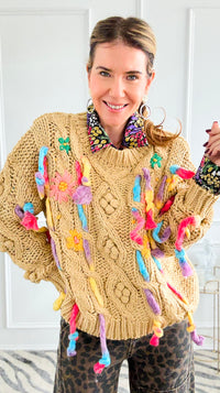 Stitched in Bloom Knit Sweater