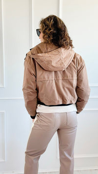 City Scout Hooded Short Puffer-160 Jackets-IRIS-Coastal Bloom Boutique, find the trendiest versions of the popular styles and looks Located in Indialantic, FL