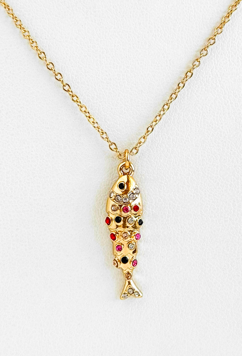 Catch Me Luxe Pendant Necklace-230 Jewelry-HoopLa-Coastal Bloom Boutique, find the trendiest versions of the popular styles and looks Located in Indialantic, FL