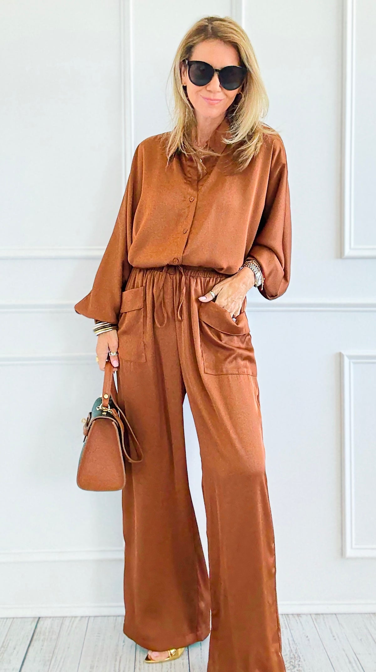 Slow Mornings Set - Toffee-210 Loungewear/Sets-Jodifl-Coastal Bloom Boutique, find the trendiest versions of the popular styles and looks Located in Indialantic, FL