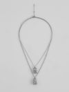 Teddy Duo Layered Pendant Necklace-230 Jewelry-NYW-Coastal Bloom Boutique, find the trendiest versions of the popular styles and looks Located in Indialantic, FL