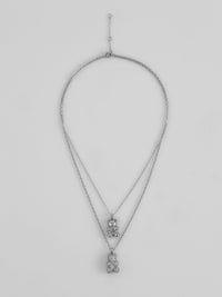 Teddy Duo Layered Pendant Necklace-230 Jewelry-NYW-Coastal Bloom Boutique, find the trendiest versions of the popular styles and looks Located in Indialantic, FL