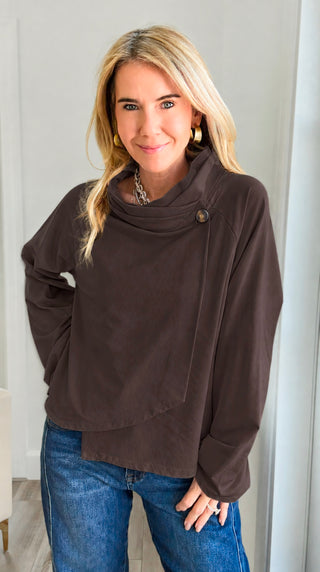 Italian Cotton On Edge Jacket- Brown