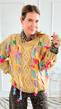 Stitched in Bloom Knit Sweater