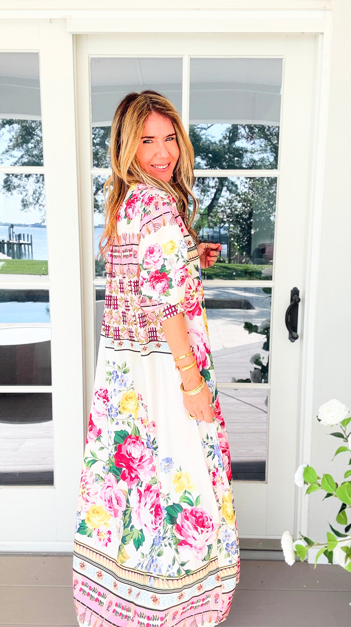 Italian Dresses Coastal Bloom Italian Dresses Coastal Bloom