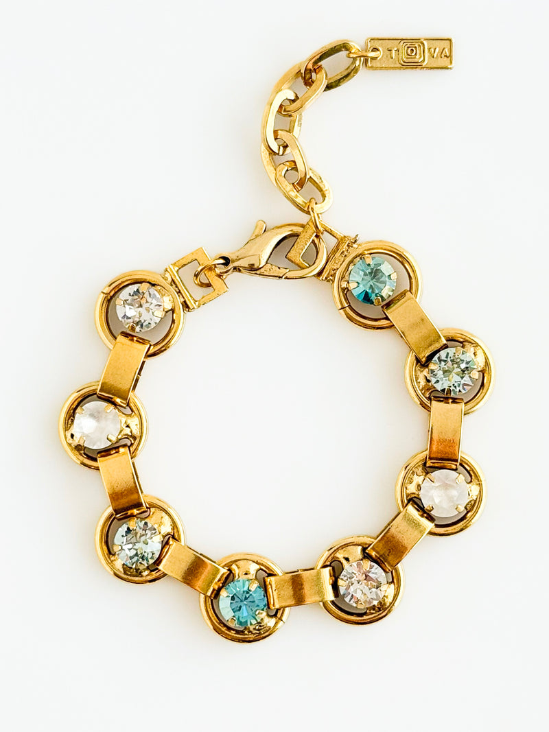 CUSTOM CB - Tova Golden Orbit Gem Bracelet-230 Jewelry-TOVA-Coastal Bloom Boutique, find the trendiest versions of the popular styles and looks Located in Indialantic, FL