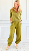 Coastline Lounge Joggers-100 Pants-MONO B-Coastal Bloom Boutique, find the trendiest versions of the popular styles and looks Located in Indialantic, FL