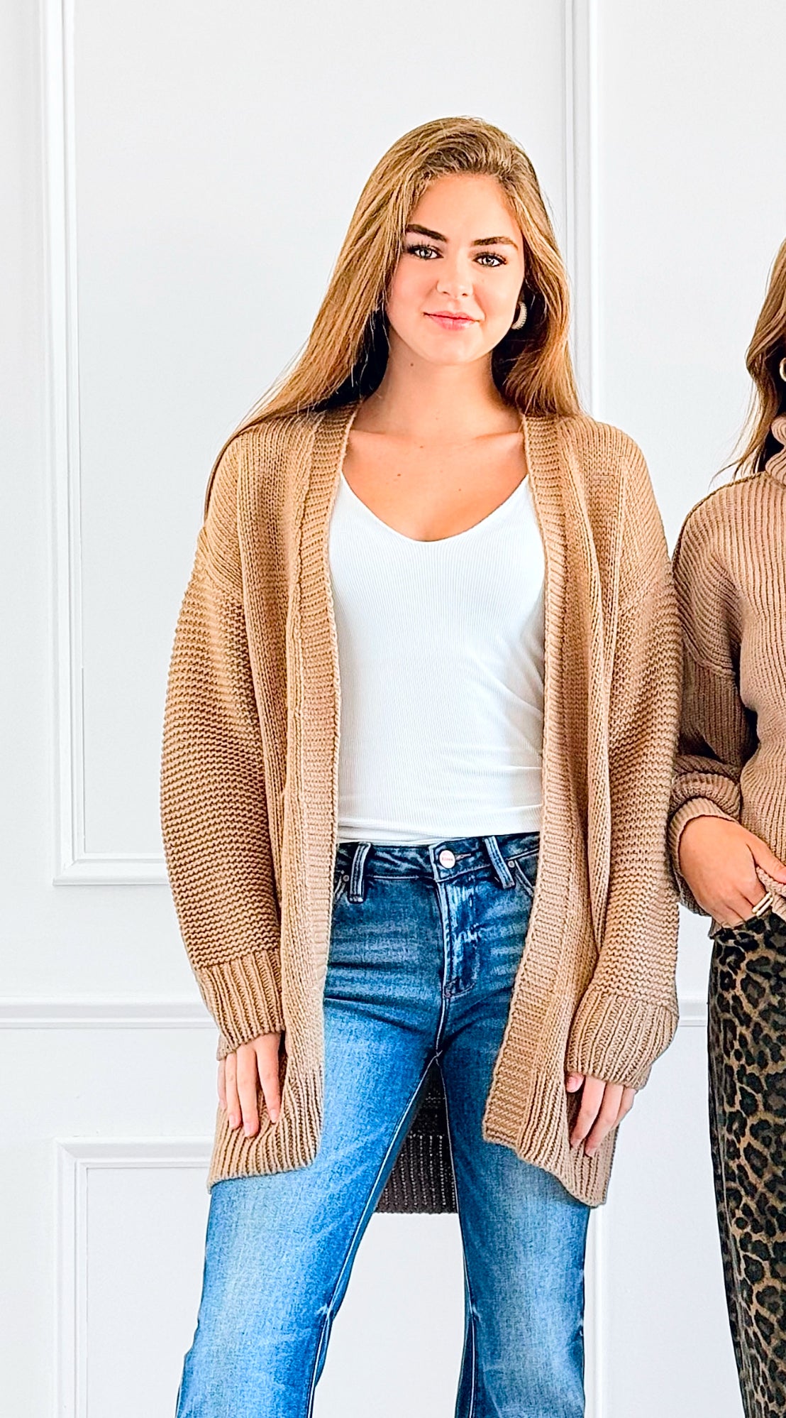 Embrace Heart Knit Cardigan-150 Cardigan Layers-Timing-Coastal Bloom Boutique, find the trendiest versions of the popular styles and looks Located in Indialantic, FL