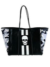 Cool Skull Tote Bag - Black-240 Bags-Peace Love Fashion-Coastal Bloom Boutique, find the trendiest versions of the popular styles and looks Located in Indialantic, FL