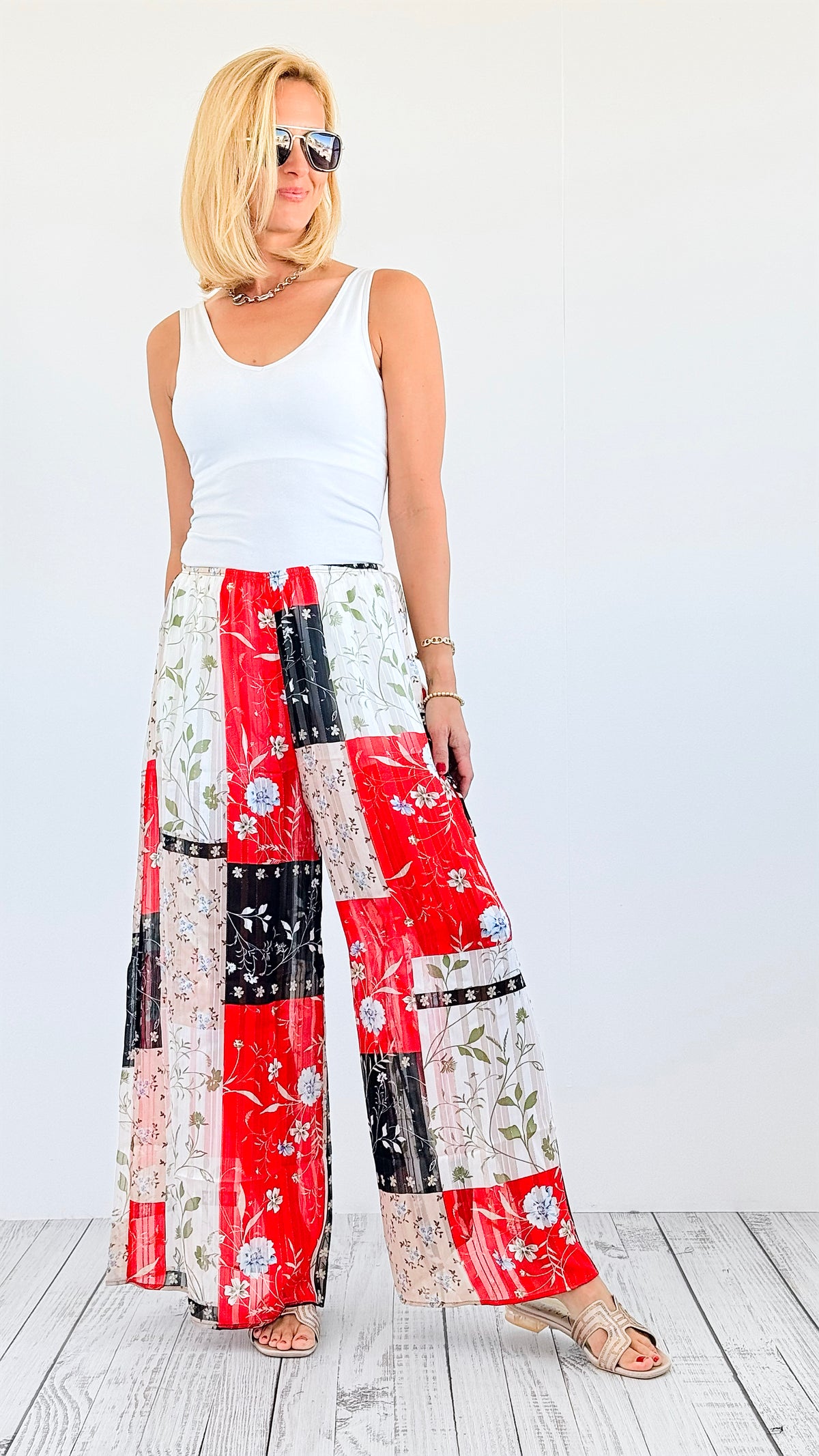 Breezy Boho Lurex Pants-100 Pants-BucketList-Coastal Bloom Boutique, find the trendiest versions of the popular styles and looks Located in Indialantic, FL