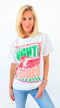 Midnight Racer Cotton Tee-110 short Sleeve Top-Sweet Claire-Coastal Bloom Boutique, find the trendiest versions of the popular styles and looks Located in Indialantic, FL