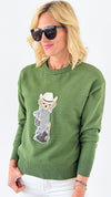 Cozy West Bear Sweater-140 Sweaters-Dazzling-Coastal Bloom Boutique, find the trendiest versions of the popular styles and looks Located in Indialantic, FL