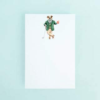 Golf Club Bulldog Memo Pad
