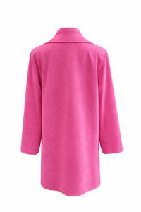Instant Elevation Italian Long Coat - Pink