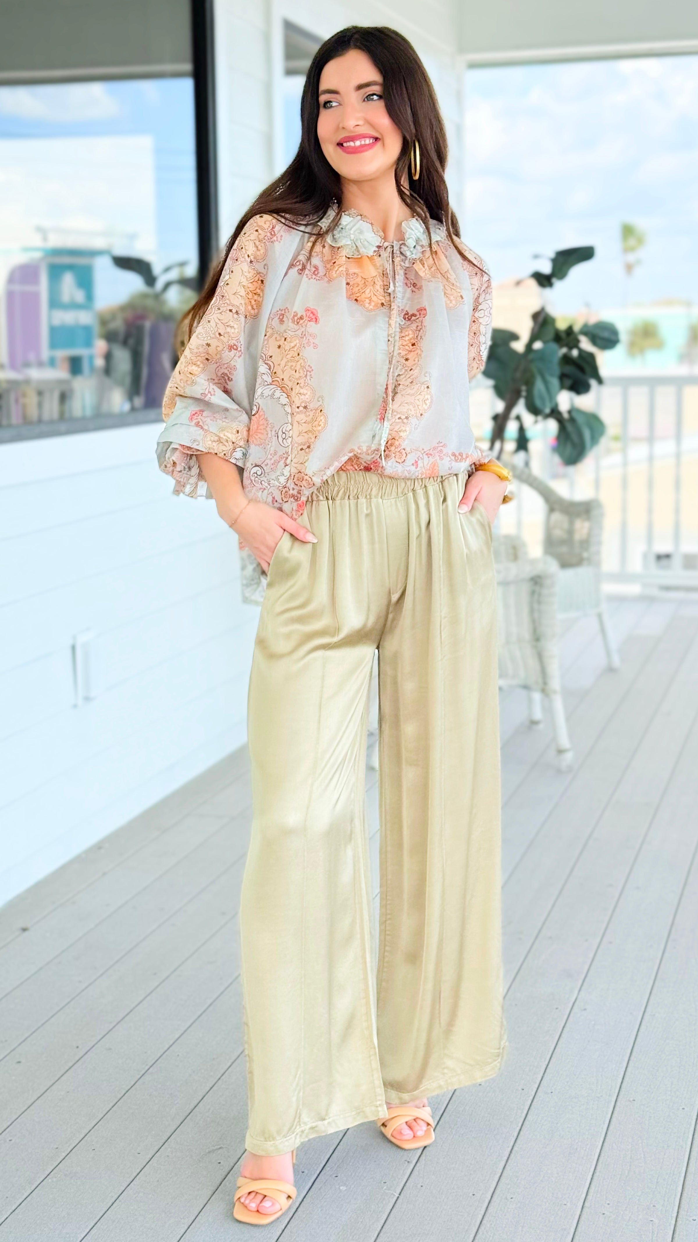 Relaxed Precision Italian Pant- Gold