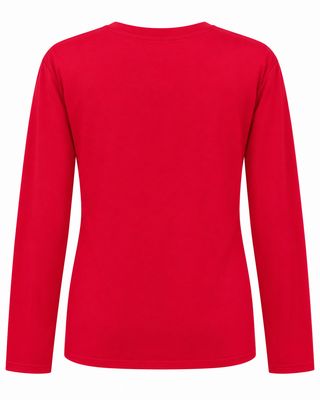 Milano Long Sleeve Tee - Red