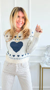 Heartfelt Whimsy Knit Sweater-140 Sweaters-Rousseau-Coastal Bloom Boutique, find the trendiest versions of the popular styles and looks Located in Indialantic, FL