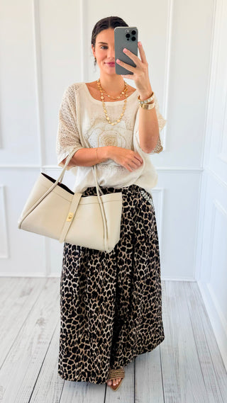 Roar & Shine Embellished Italian Pant