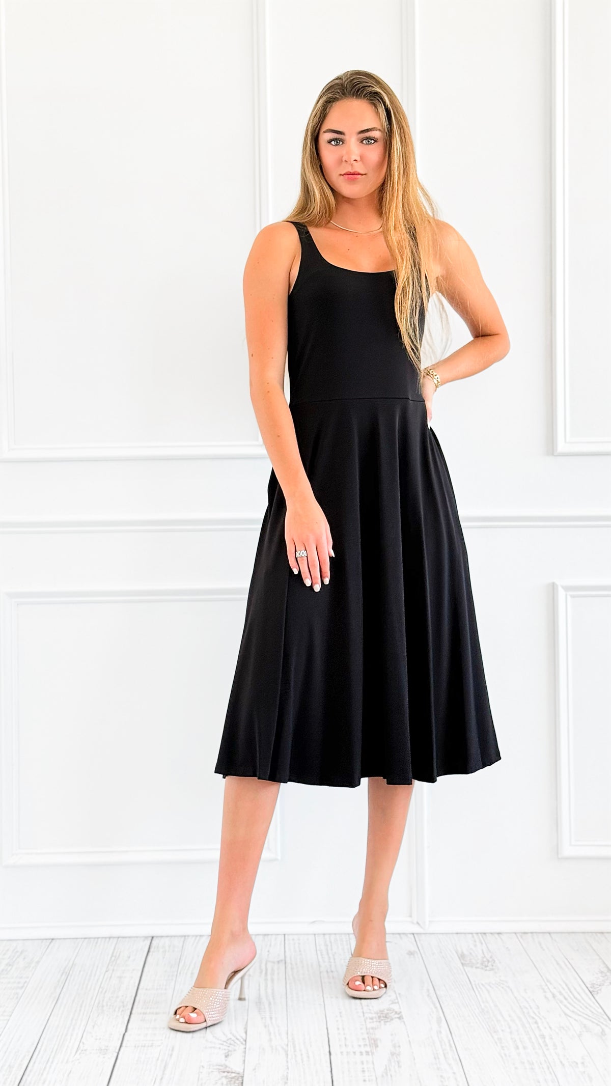Twirl About Square Neck Dress-200 Dresses/Jumpsuits/Rompers-Ariella-Coastal Bloom Boutique, find the trendiest versions of the popular styles and looks Located in Indialantic, FL