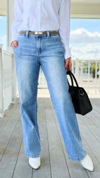 Harbor Slouchy Straight Leg Jeans