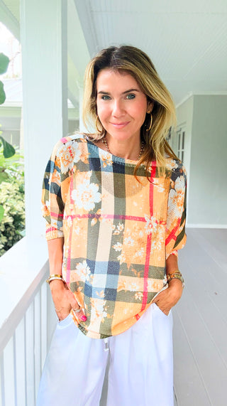 Autumn Bloom Italian St Tropez Knit