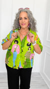 Culture Shock Italian Button Top-110 short Sleeve Top-PORCIENTO-Coastal Bloom Boutique, find the trendiest versions of the popular styles and looks Located in Indialantic, FL