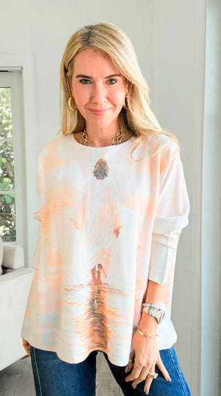 Walking On Water Italian Milano Sweater