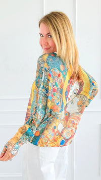 Portrait Of Love Italian St Tropez-140 Sweaters-Italianissimo-Coastal Bloom Boutique, find the trendiest versions of the popular styles and looks Located in Indialantic, FL