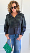 Double Debut Italian Top-110 Long Sleeve Tops-BETTER GO-Coastal Bloom Boutique, find the trendiest versions of the popular styles and looks Located in Indialantic, FL