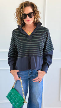 Double Debut Italian Top-110 Long Sleeve Tops-BETTER GO-Coastal Bloom Boutique, find the trendiest versions of the popular styles and looks Located in Indialantic, FL