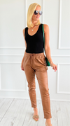 Everyday Luxe Jogger Pant- Camel-100 Pants-MELLY&CO-Coastal Bloom Boutique, find the trendiest versions of the popular styles and looks Located in Indialantic, FL