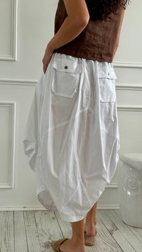 Midnight Flow Skirt - Off White