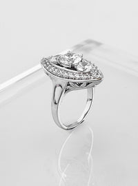 Luminous Eye Clear Ring-230 Jewelry-Oriental Treasure-Coastal Bloom Boutique, find the trendiest versions of the popular styles and looks Located in Indialantic, FL
