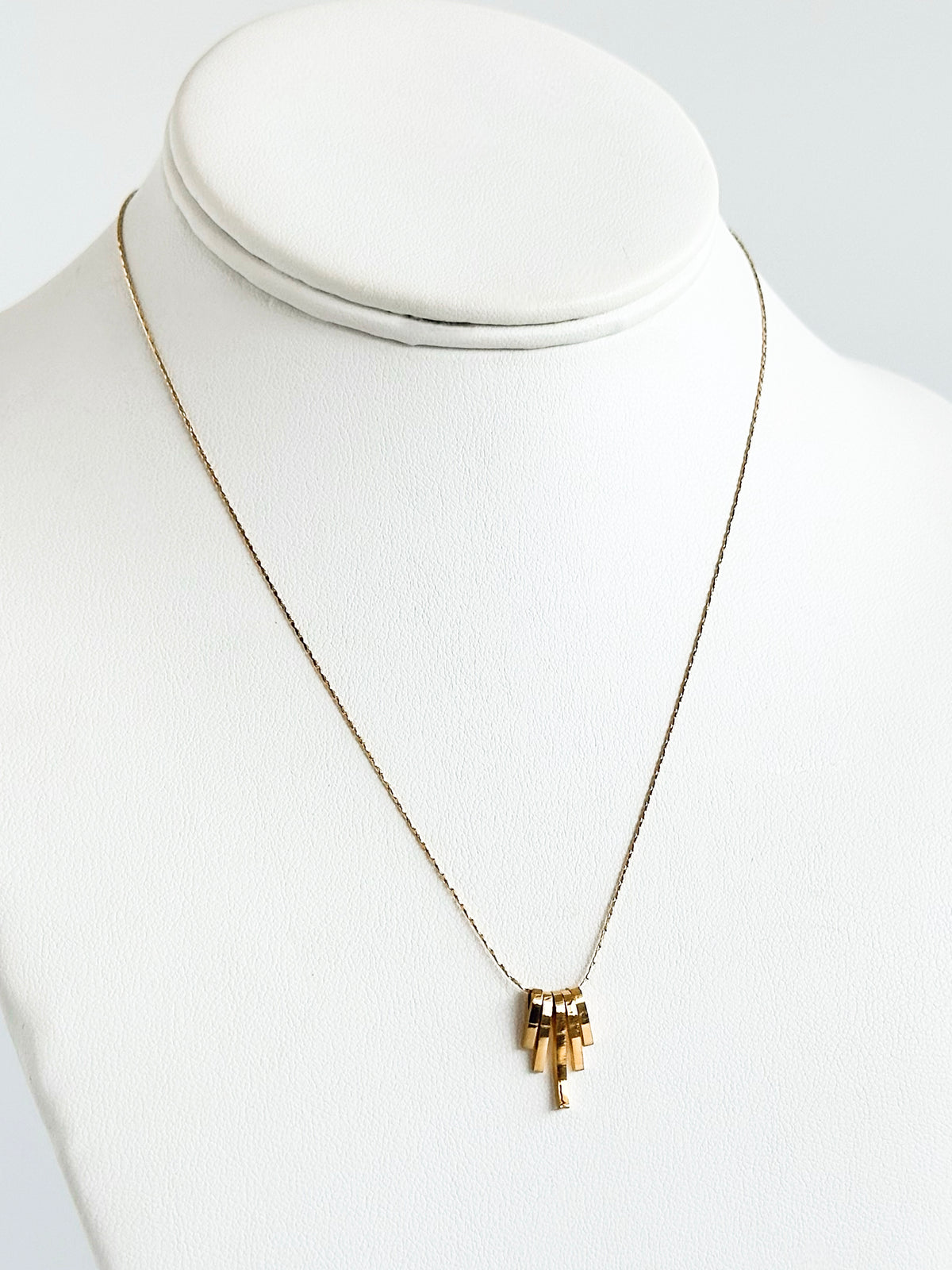 Cascading Charm Necklace-230 Jewelry-NYW-Coastal Bloom Boutique, find the trendiest versions of the popular styles and looks Located in Indialantic, FL